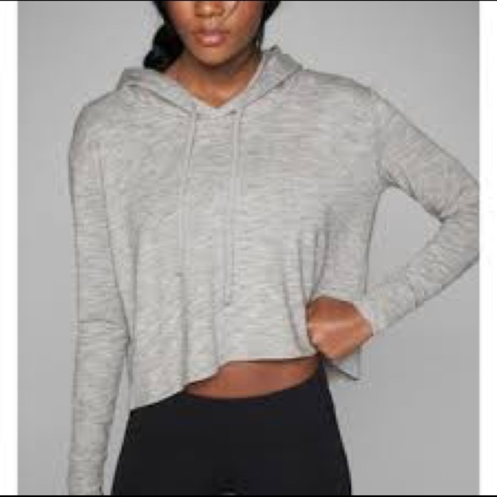 Athleta Gray, Stretchy, Lightweight Sweatshirt